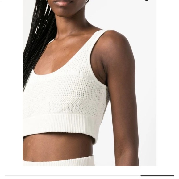 NWT Frame Crochet Crop Top in Ivory - Picture 1 of 6